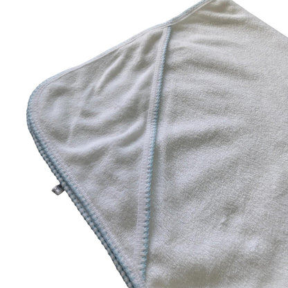 Minnies' & Mimi Cotton Bath Towel with Scallop 27 Inches x 27 Inches Available in Pink or Blue