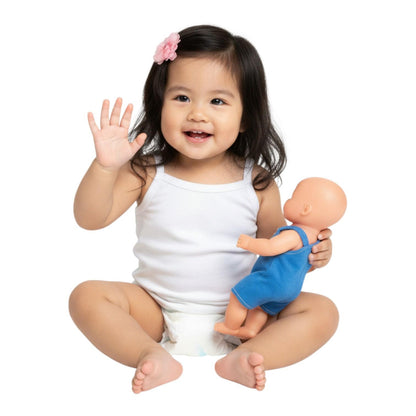 Minnies' & Mimi Cotton Spaghetti Strap White for Toddlers by 3pcs Available in Small Medium Large  Color White
