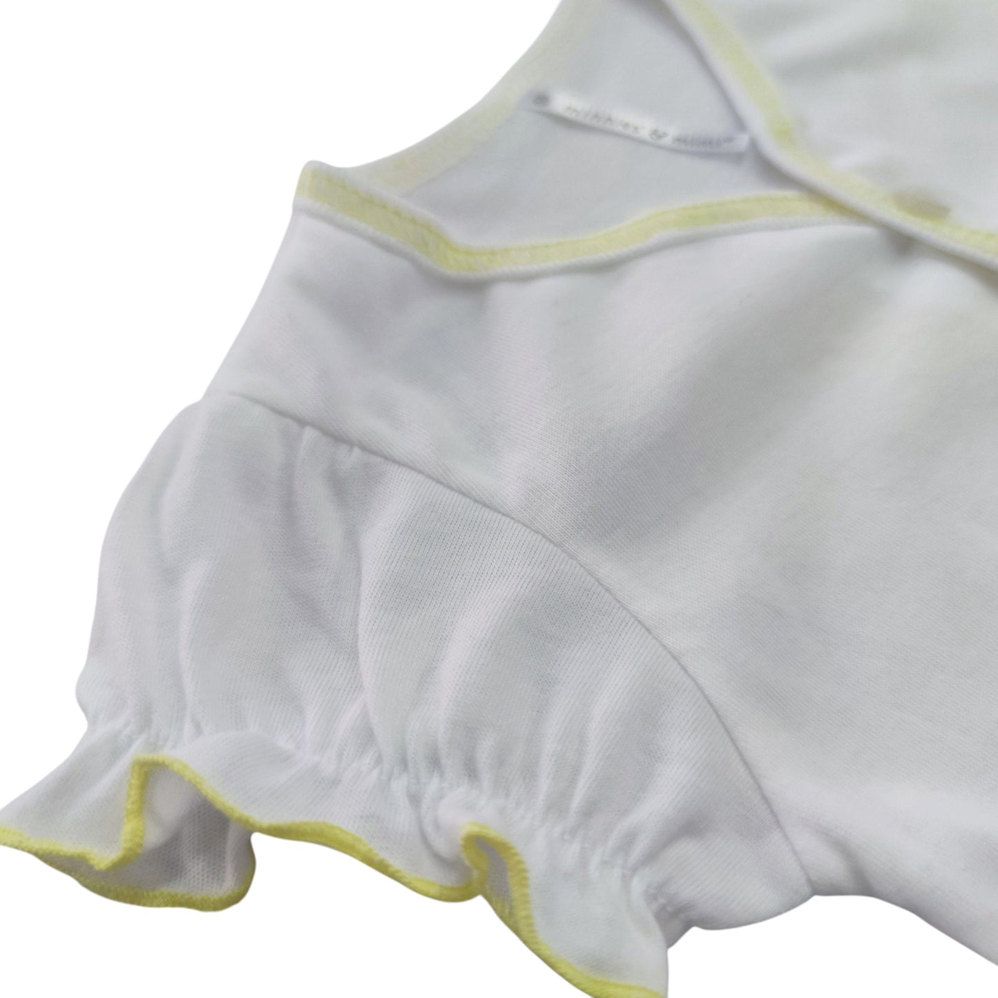 Minnies' & Mimi Front Button Down Short Sleeves for New Born Infant 0-3 Months 1pc Available in Pink and Yellow Sizes Small Medium and Large