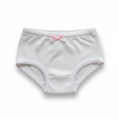 Minnies' & Mimi Stretchable Panty for 0-24 Months Zigzag with Pink Ribbon by 1pcs Available S M L