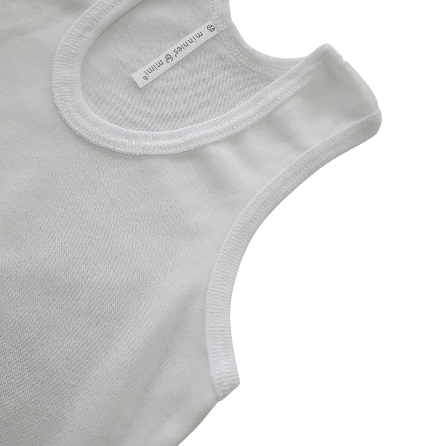 Minnies' & Mimi Cotton Sando for Toddler by 3pcs Available in White, Mint Green and Blue Sizes Small Medium Large