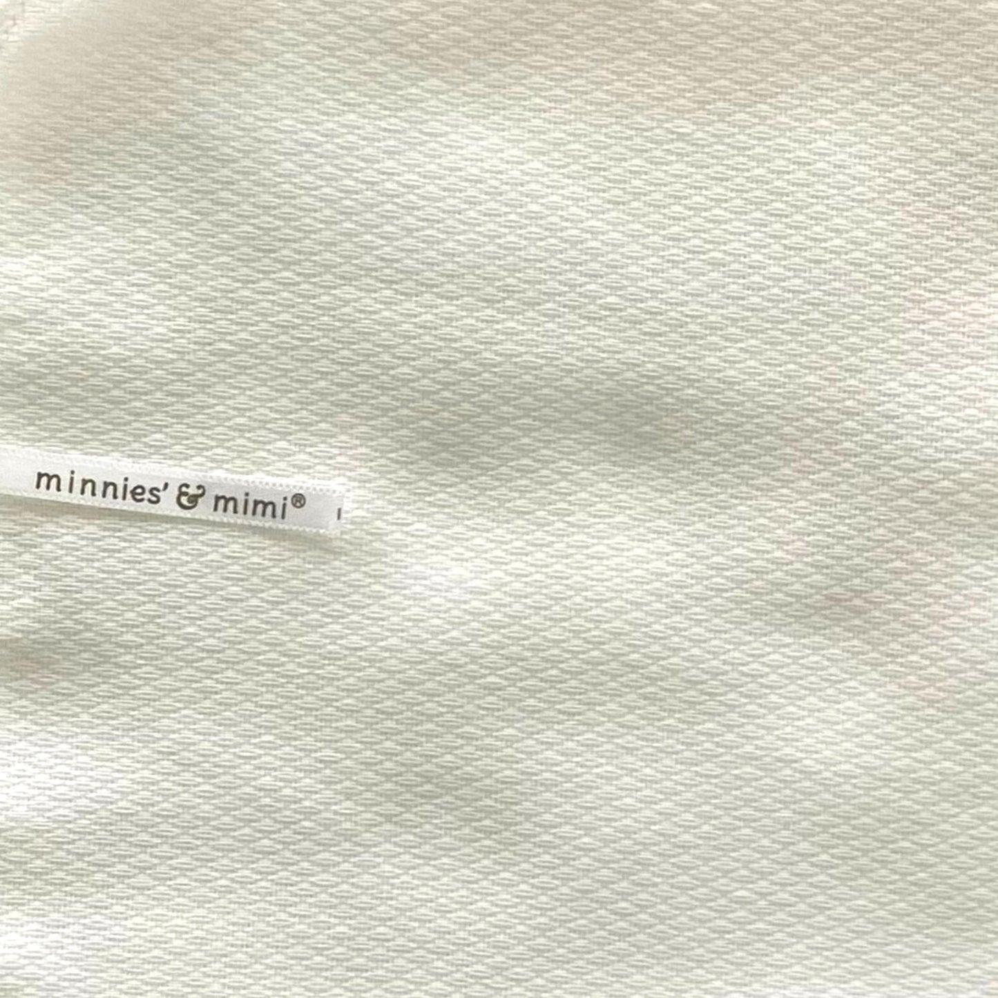 Minnies' & Mimi Cotton Birds Eye 70cm x 70cm Lampin Packaged by 1pc 6pcs or 12pcs White
