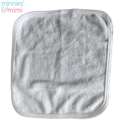 Minnies' & Mimi Cotton Towelette Face Towel for Newborns, Infants, Toddlers (0–6 Months) (6–12 Months)(1–3 Years) Available W,WP,WB 1pcs