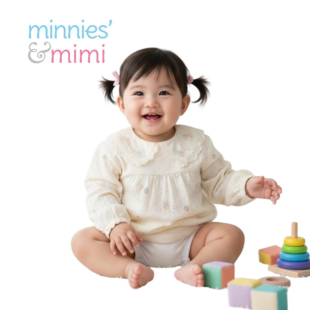 Minnies' & Mimi Stretchable Cotton Shorts with White Cuffs for toddlers 3 months to 24 months (2 years) by 3pcs Available S,M,L