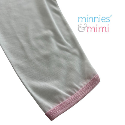 Minnies' & Mimi Cotton New Born Pajama Bottoms For 0-6 Months by 3pcs Available in White, Mint Green, Blue, Yellow and Pink