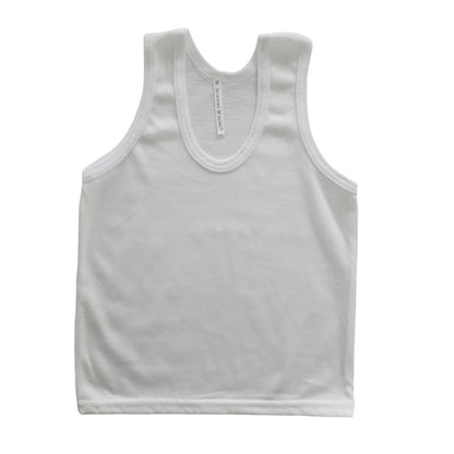 Minnies' & Mimi Cotton Sando for Toddler Available in White, Mint Green and Blue Sizes Small Medium Large