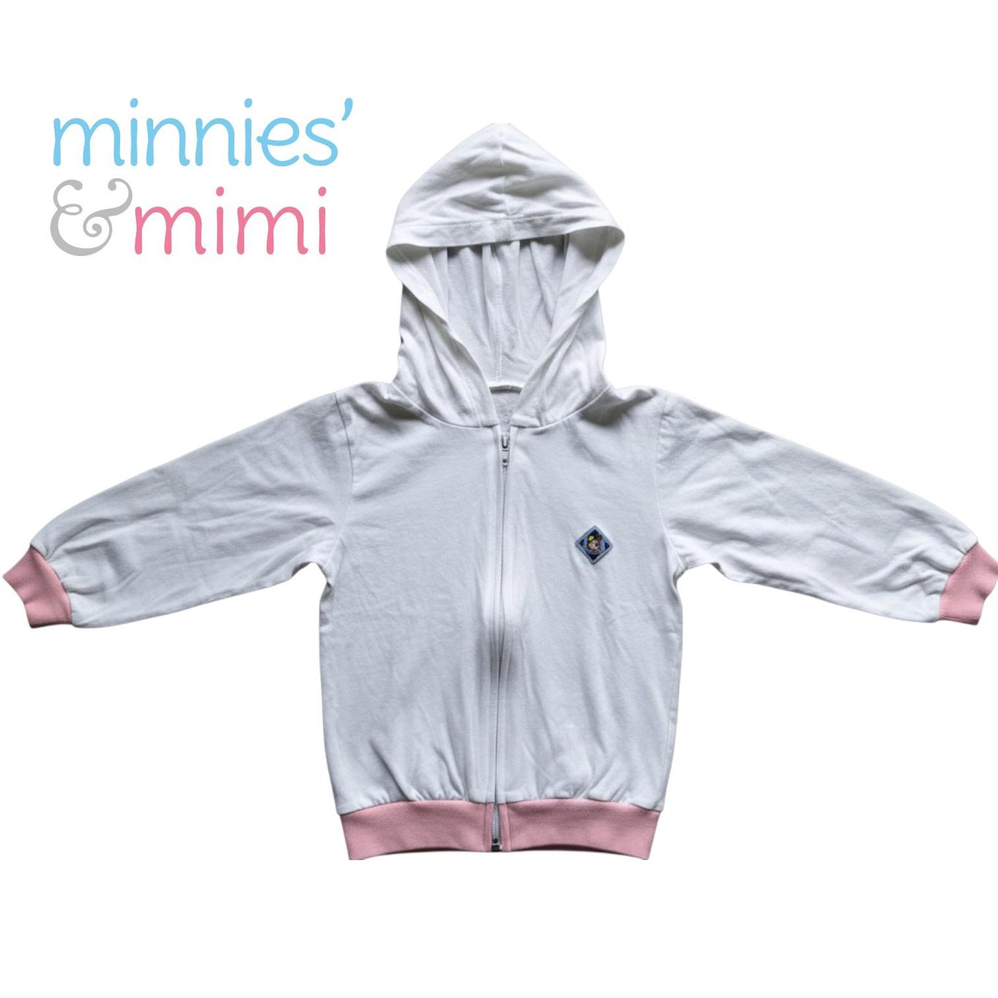 Minnies' & Mimi Cotton Jacket with Hoodie Avail. Blue, MG, Pink, WY, WB, WMG, WP and WY 1pcs  M,L
