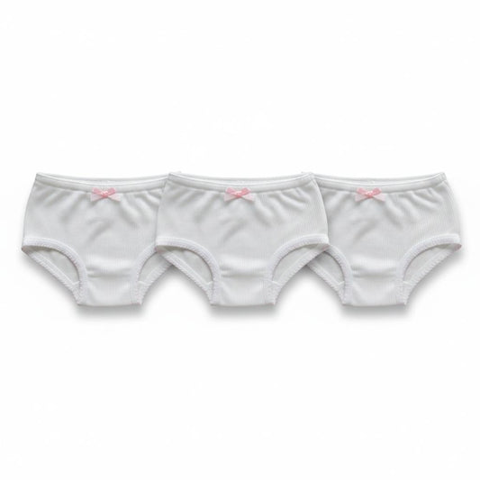 Minnies' & Mimi Stretchable  Panty for 0-24 Months Zigzag with Pink Ribbon by 3pcs Available S M L