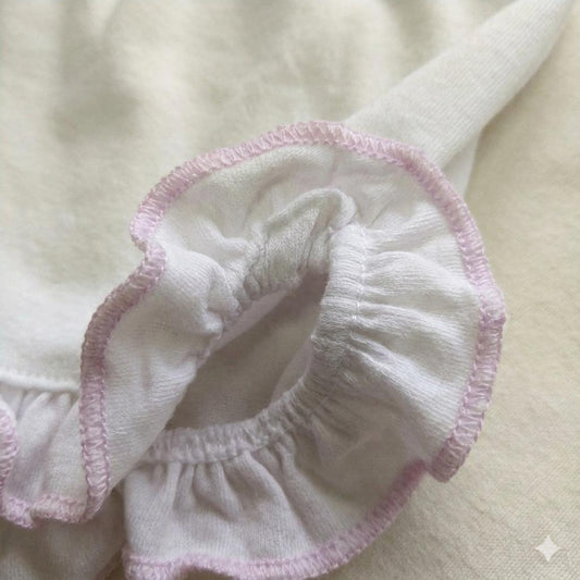 Minnies' & Mimi Cotton Sando/Short Raffles Design 1 SET for (6m-12m old) Available WP Size S,M,L