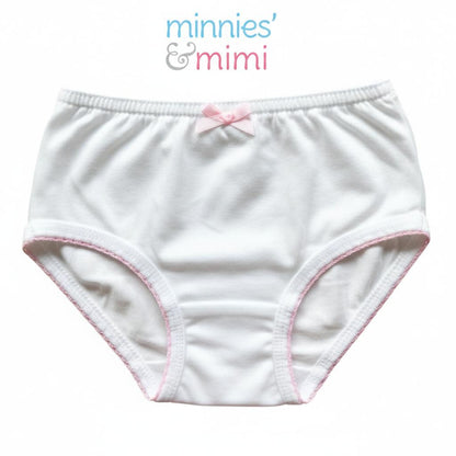 Minnies' & Mimi Panty with Ribbon and w/ Double Fagoting for (6m-12months) Available size S/M/L 1pcs