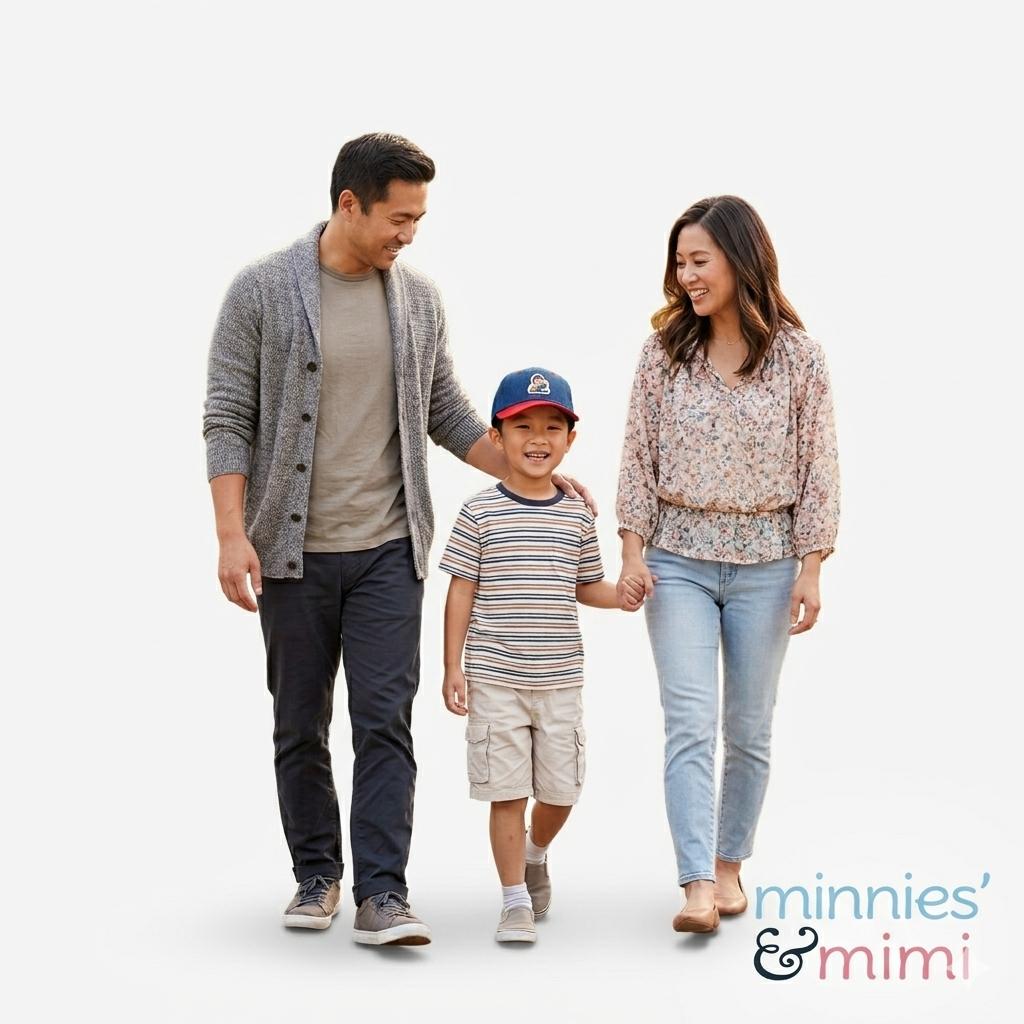 Minnies' & Mimi Base Ball Cap Denim Red (FOR BABY AND KIDS)