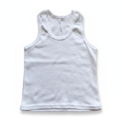 Minnies' & Mimi stretchable Sando Boxer Design White Color for Babies 6 Months to 3 Yrs old by 1 pcs Available in Sizes S M L
