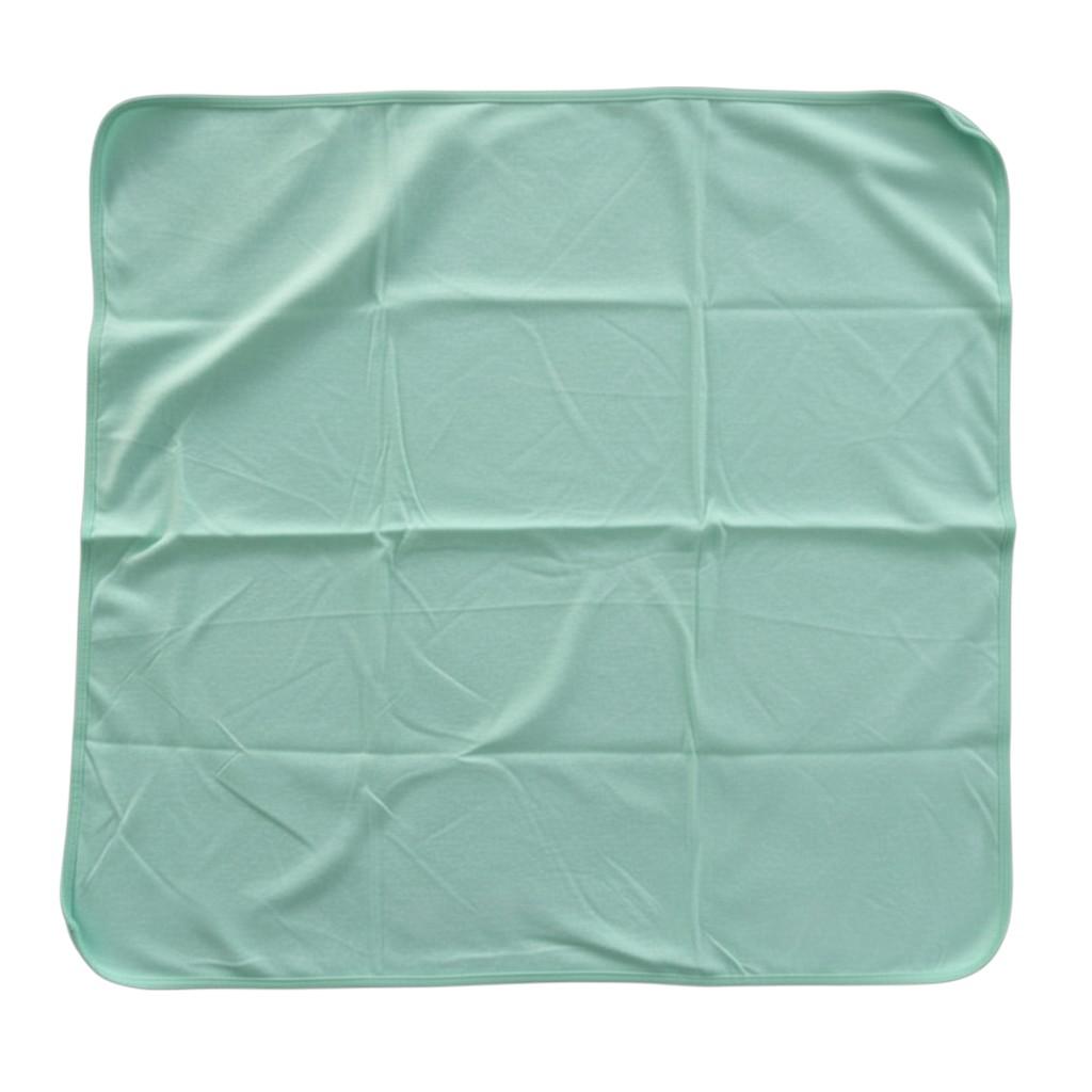 Minnies' & Mimi Cotton Receiving Blanket 27 inches x 27 Inches 68.58cm by 68.58cm for New Born Infant 0-6 Months Available in White, Pink, Blue, Yellow and Mint Green Colors
