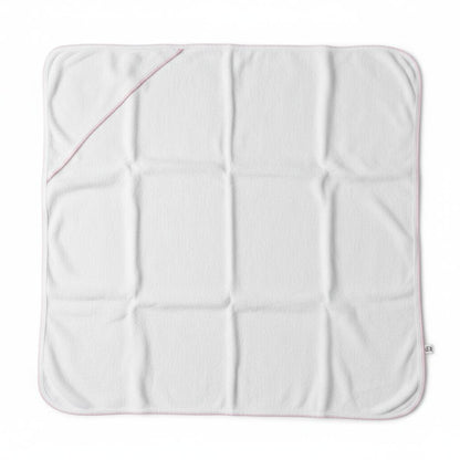 Minnies' & Mimi Cotton Bath Towel with Scallop 27 Inches x 27 Inches Available in Pink or Blue