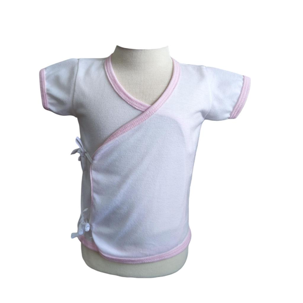 Minnies & Mimi Baby Clothes Kimono Shortsleeves Accent Piping 3pcs for 0-9 months S, M, L